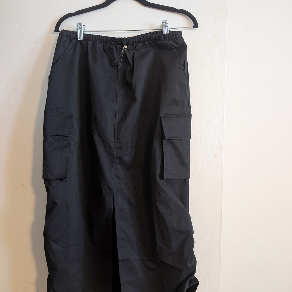 Black Cargo Utility Men’s Pants